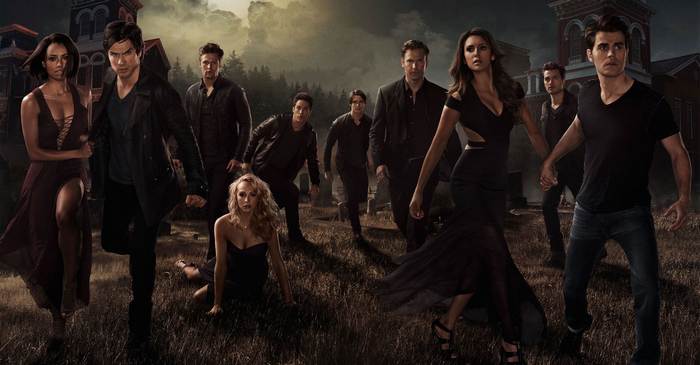 Постер сериала «Дневники вампира»