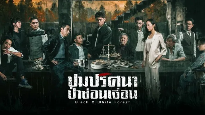 Постер сериала «Чёрно белый лес»