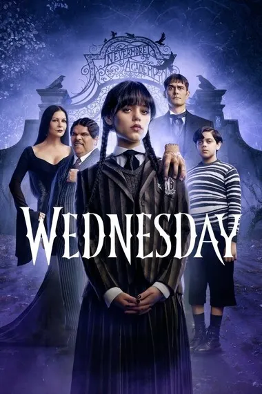 Постер сериала «Уэнсдэй»