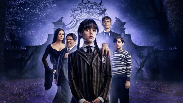 Постер сериала «Уэнсдэй»