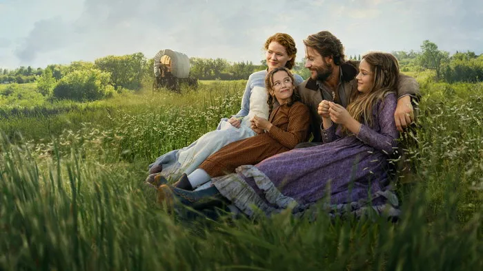 Постер сериала «Маленький домик в прериях»